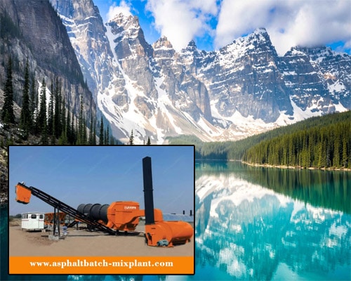 Asphalt Batch Mix Plant in Canada