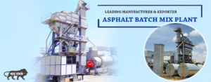 Asphalt Batch Mix Plant Manufacturer, Supplier and Exporter
